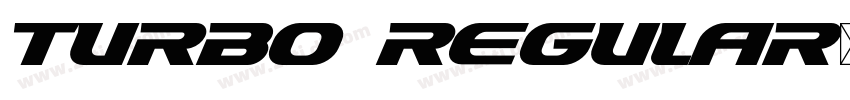 Turbo Regular字体转换